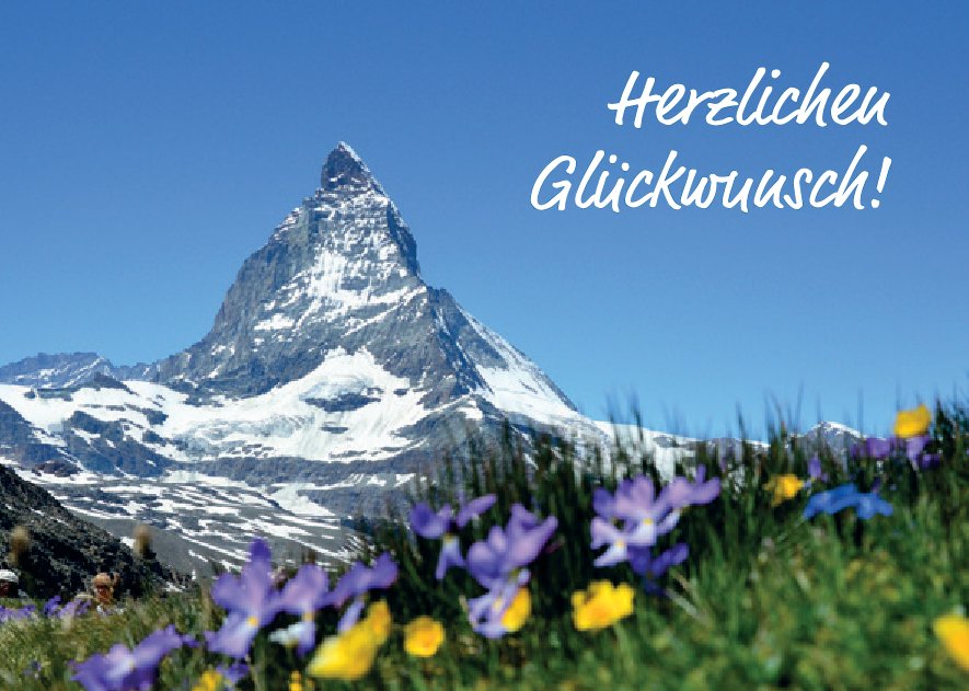 Herzlichen Glückwunsch