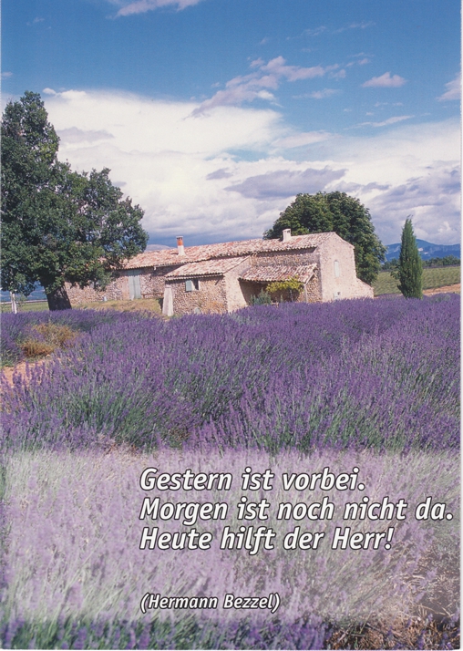 Gestern ist vorbei, Morgen ...